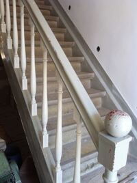 Treppe, alt, zu restaurieren